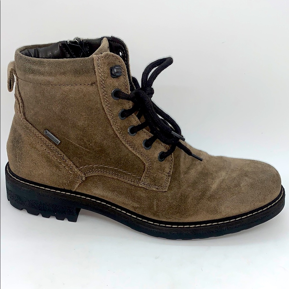 Ara Boot Beige Beige 41EU Suede Gore-Tex Waterproof Distressed Business Casual
